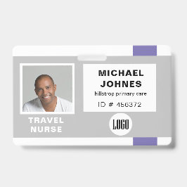 logo en fotonaamlabel badge