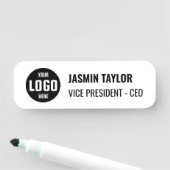  Logo en functietitel | Moderne minimalist Naamplaatje (In situ)