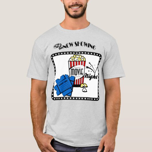 Logo en grafische weergave van films  t-shirt (Voorkant)