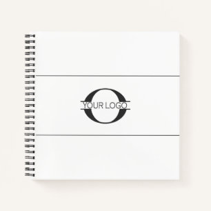 Logo en social media iconen zwart/wit ID810 Notitieboek