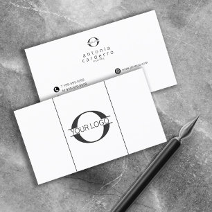 Logo- en sociale mediapictogrammen Blk/White Hor I Visitekaartje