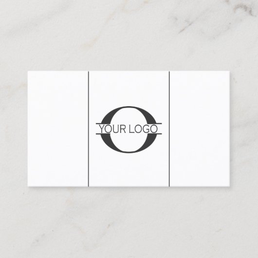 Logo- en sociale mediapictogrammen Blk/White Hor I Visitekaartje (Voorkant)