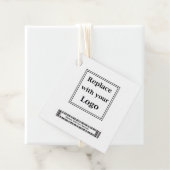 Logo- en streepjescodebulkproducten: Labels ophang (In situ)