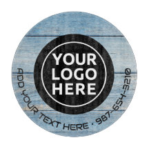 LOGO EN TEKST | Aangepaste zakelijke glassnijplank