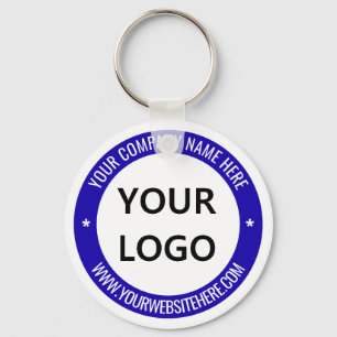 Logo en Tekst Business Promotionele Sleutelhanger
