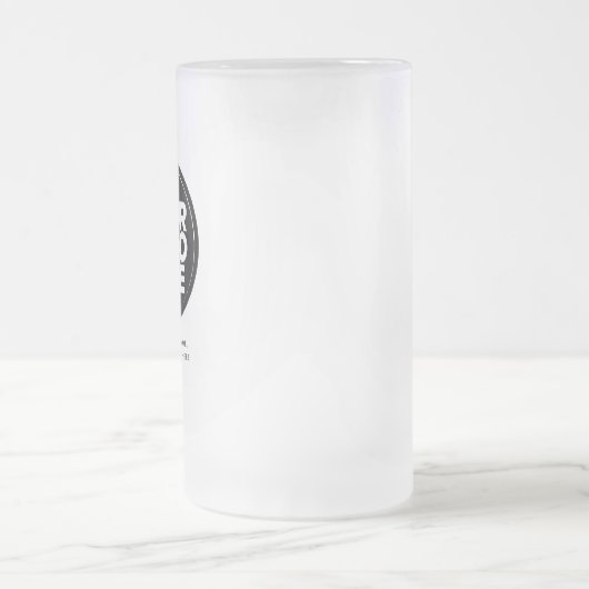 Logo en tekst matglas bierpul (Center)