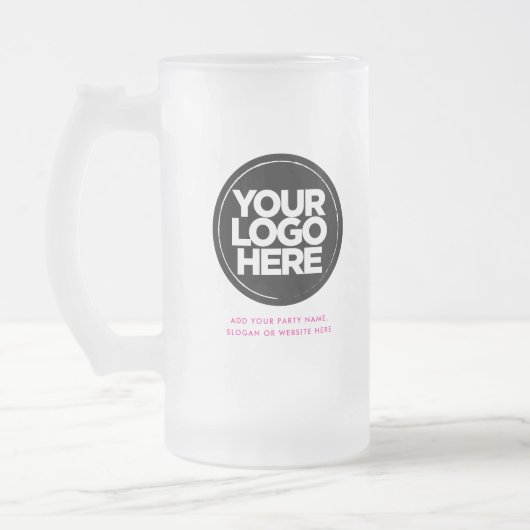 Logo en tekst matglas bierpul (Links)