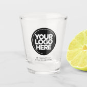 Logo en tekst shot glas (Voorkant)