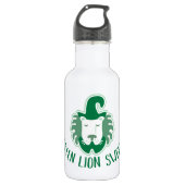 Logo en tekst van groene luiers waterfles  (Voorkant)