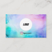 Logo Esthetician Templates Visitekaartje (Achterkant)