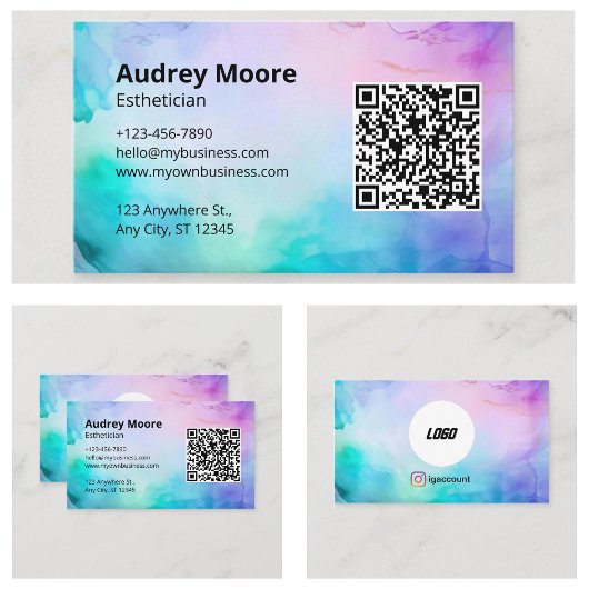 Logo Esthetician Templates Visitekaartje