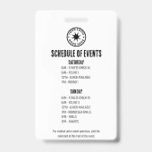 Logo Evenement Personeel Badge (Back)