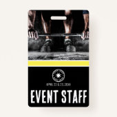 Logo Evenement Personeel Badge (Voorkant)