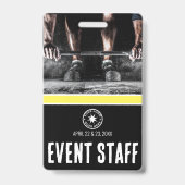 Logo Event Personeel Badge (Voorzijde)