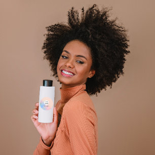 Logo Eyelash Makeup Hair Nails Holografen Roos Bus Ronde Sticker