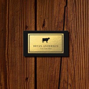 Logo - Faux Gold Foil Visitekaartje