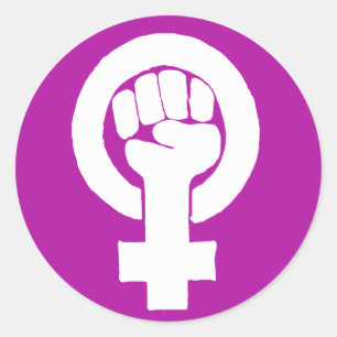 Logo, feminist / feminista, equality / igualidad: ronde sticker