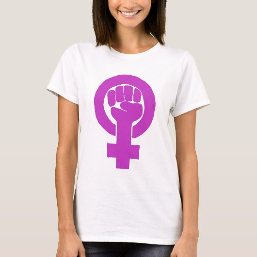 Logo, feminist / feminista, equality / igualidad: t-shirt (Voorkant)