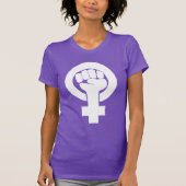 Logo, feminist / feminista, equality / igualidad: t-shirt (Voorkant)