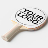 Logo Firmenlogo Tischtennisschläger  Tafeltennisbatje (Voorkant Gekanteld)