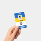 Logo Flag Volunter Badge (Handheld)