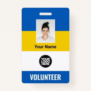 Logo Flag Volunter Badge