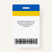 Logo Flag Volunter Badge (Achterkant)