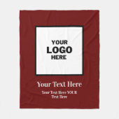 Logo Fleece Blanket Deken (Voorkant)