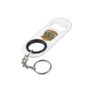 Logo Flesopener Sleutelhanger Mini Flessenopener (Achterkant Gekanteld)
