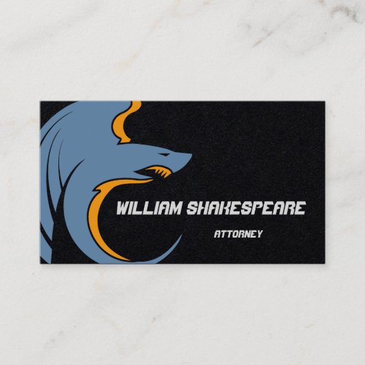 Logo Flying Shark Visitekaartje (Voorkant)