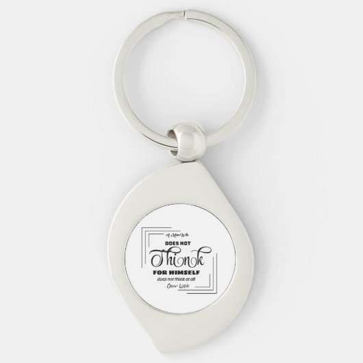 Logo Focus-sleutelring Sleutelhanger (Voorkant)