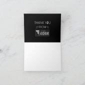 Logo Football MVP Dank u Bedankkaart (Binnen)