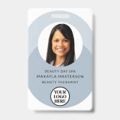 Logo Foto ID Blauw Badge (Voorzijde)