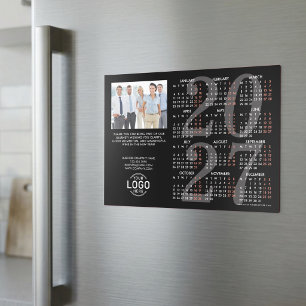 Logo Foto Info Zwart Kalender 2027 Magnetische Kaa Uitnodiging