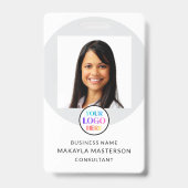Logo Foto Personeels-ID  Badge (Voorzijde)