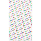 Logo Foto Promotion Business Kantoor Tablecloth Tafelkleed (Voorkant)