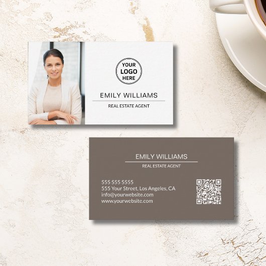 Logo Foto QR van Makelaar Visitekaartje
