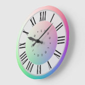 Logo Foto Rainbow Disks Romeinse cijfers markering Grote Klok (Hoek)