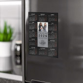 Logo Foto Slank Zwart Agenda 2026 Magnetische Kaar Magnetische Uitnodiging