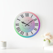 Logo Foto Twee Regenboogschijven Romeinse Cijfer M Grote Klok (Huis)