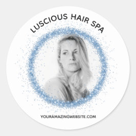 *~* LOGO FOTO UPLOAD Productlabel Envelop Seal Ronde Sticker