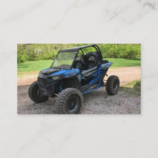 Logo & foto visitekaartje (Achterkant)