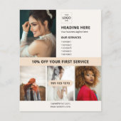 Logo Foto Zakelijke Marketing Flyer (Voorkant)