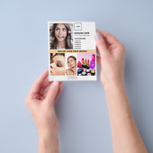 Logo Foto Zakelijke Marketing Flyer (Hand)