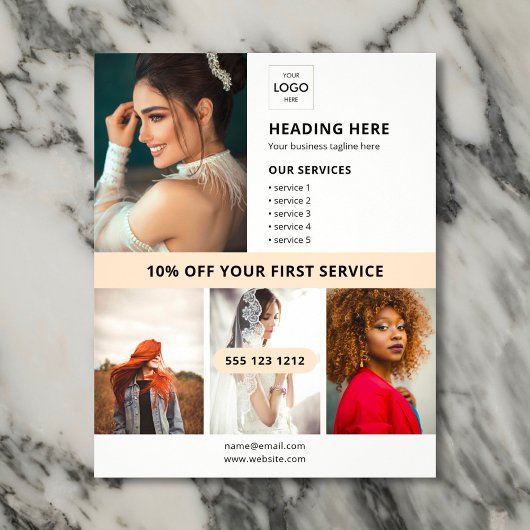 Logo Foto Zakelijke Marketing Flyer