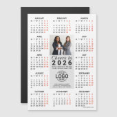 Logo Fotocontactkalender 2026 Magnetische Kaart Magnetische Uitnodiging (Voorkant / Achterkant)