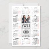 Logo Fotocontactkalender 2026 Magnetische Kaart Magnetische Uitnodiging (Voorkant)