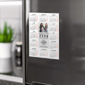 Logo Fotocontactkalender 2026 Magnetische Kaart Magnetische Uitnodiging