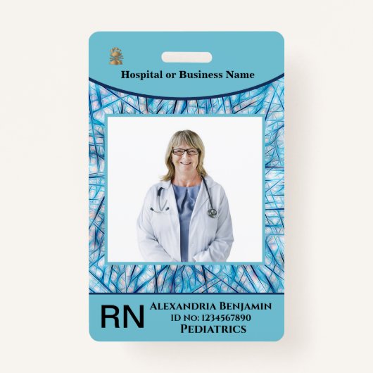 Logo Fotonaambalk werknemer Badge (Voorkant)