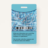 Logo Fotonaambalk werknemer Badge (Achterkant)